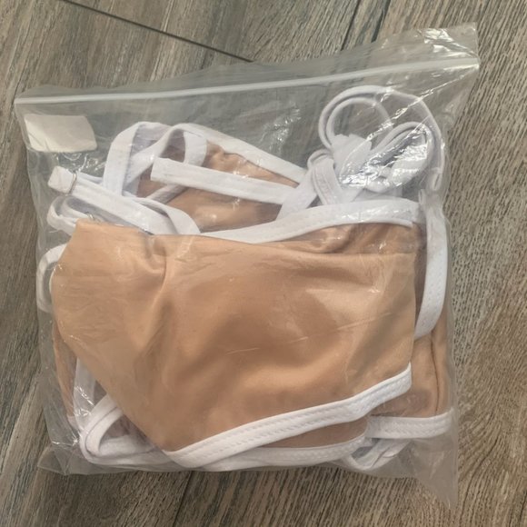 NEW KHAKI PADDED BRA BIKINI SWIMSUIT MEDIUM - Picture 9 of 11